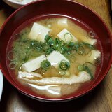 豆腐とかぶの味噌汁